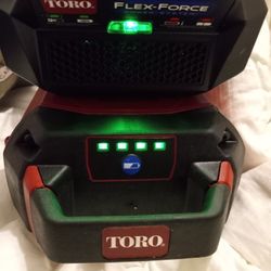 Toro Brand 60v Battery And Charger 