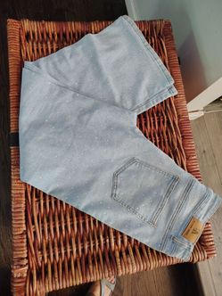 Embellished rhinestone jeans