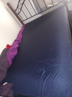 Full size mattress and headboard