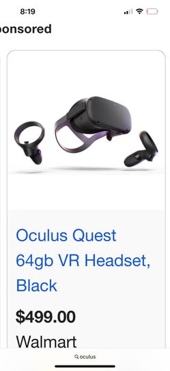 Oculus Headset With Remotes