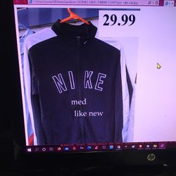 Nike Jacket W/hoodie