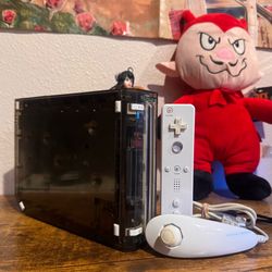 Custom Transparent/Black Wii