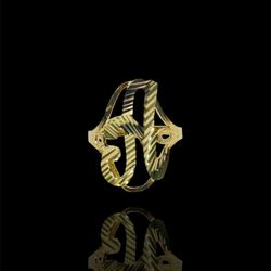 10K ANILLO DE INITIAL “A” 