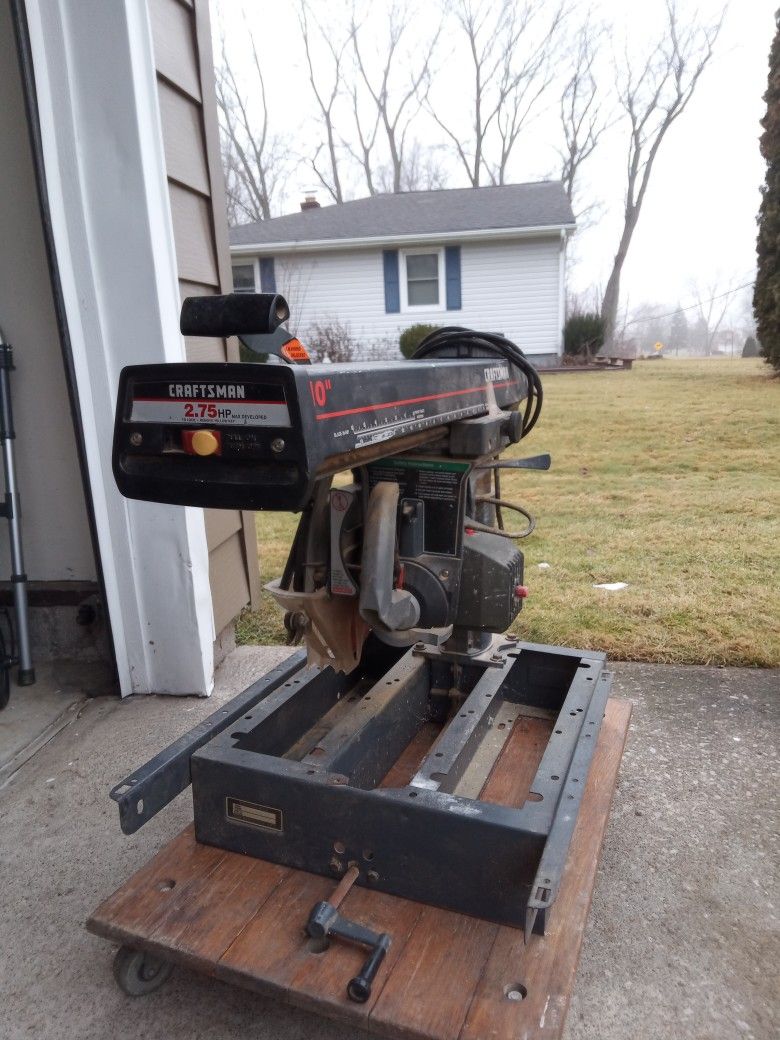 Craftsman Radial Arm Saw And Router Tables 