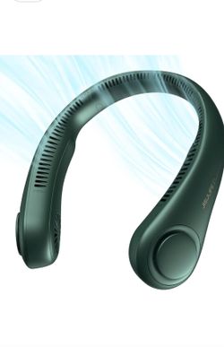 JISULIFE Portable Neck Fan, Hands Free Bladeless Fan, 5 Speeds