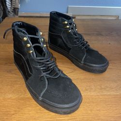 Limited Edition VANS Sk8-Hi x Marvel Black Panther Sneakers - Y5 W 6.5