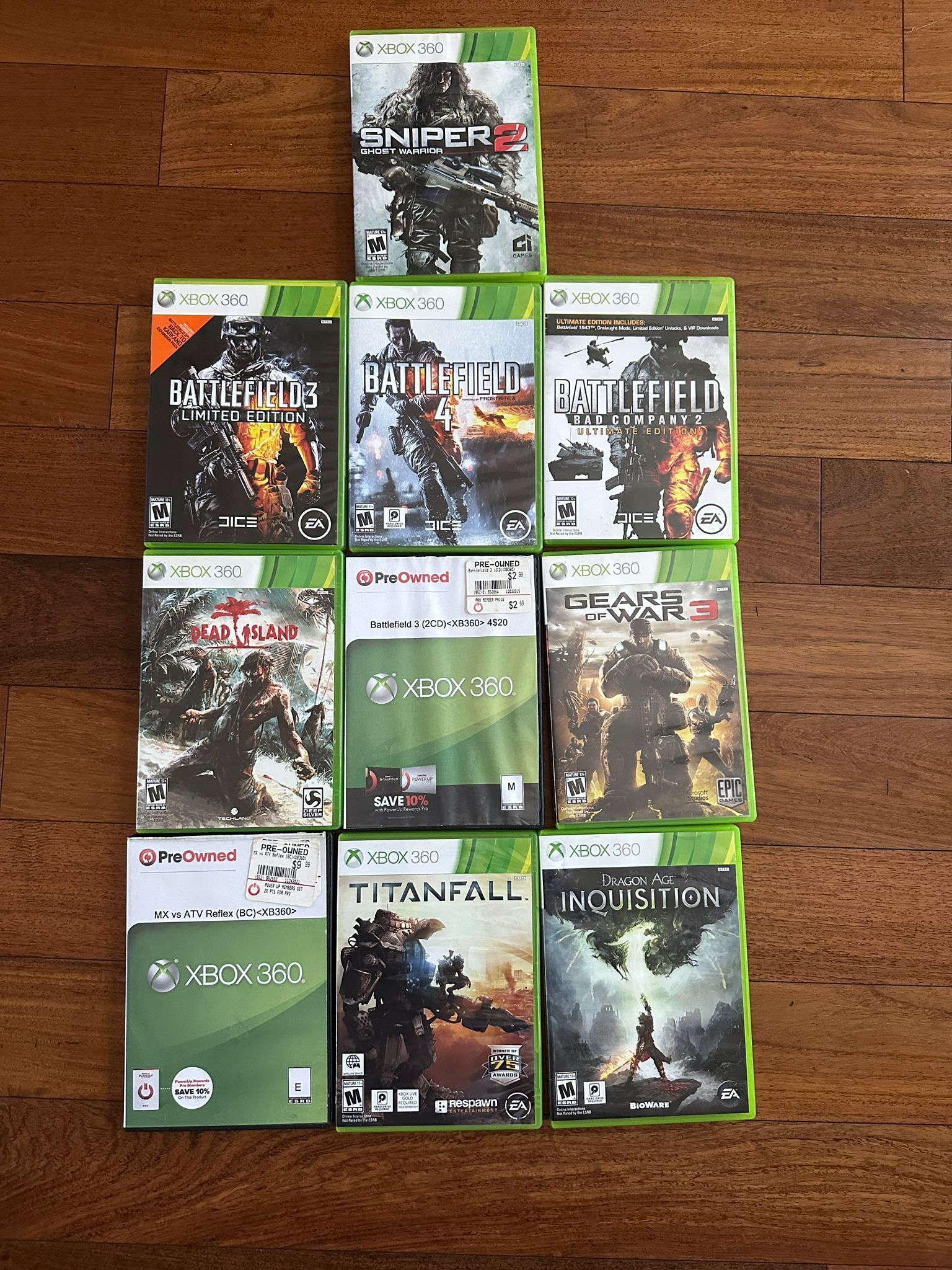 Xbox 360 - Combat games - $50 for all