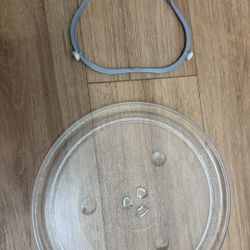 Microwave glass turntable tray plate 
