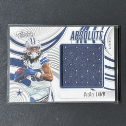 2025 Panini Absolute Jumbo Patch CeeDee Lamb Dallas Cowboys