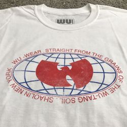 Wu-Tang Shirt Size 2XL Wu-Wear Globe Shirt Gza Rza