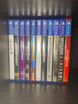 Playstation 4 Games: PS4/PS5: 11 Games