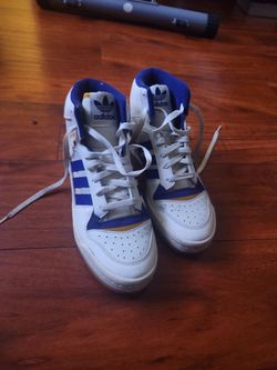adidas Forum Exhibit Mid Inside Out - White Purple Gold