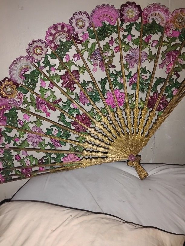 Hand Painted Wall Fan