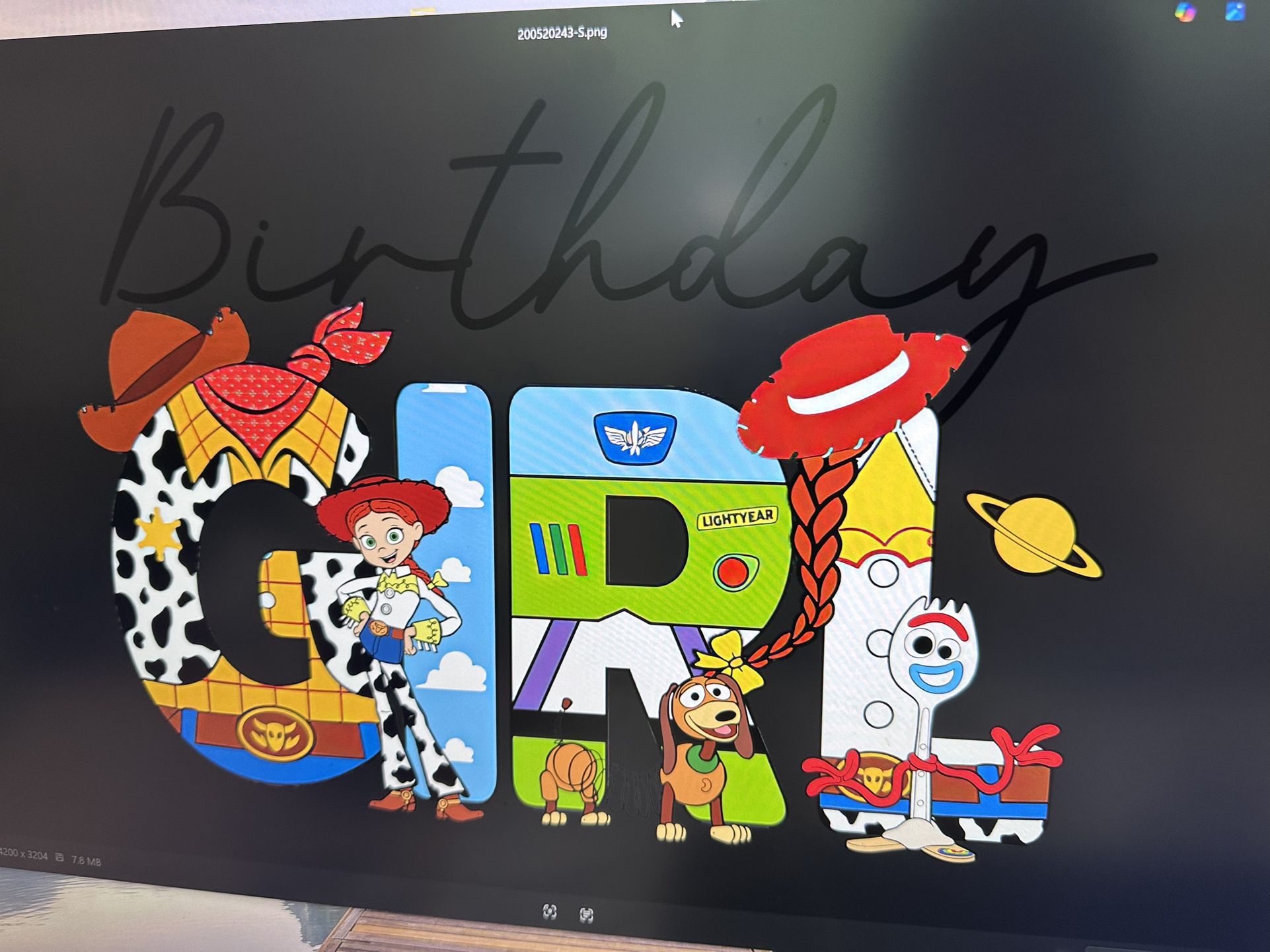 Toy Story Birthday Girl Custom T Shirt
