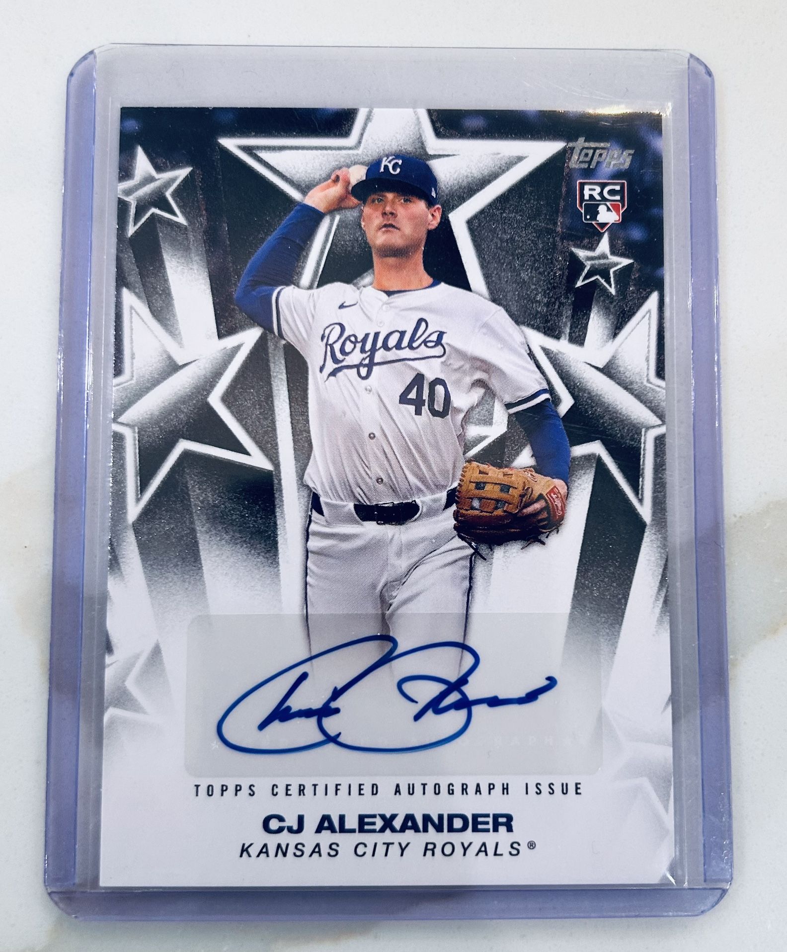 2025 TOPPS SERIES 1 CJ ALEXANDER BASEBALL STARS AUTO RC #BSA-CA