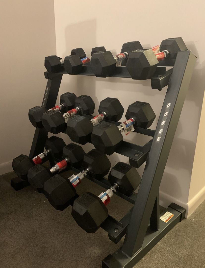 Dumbbell Set (5LB to 40LB) - BRAND NEW