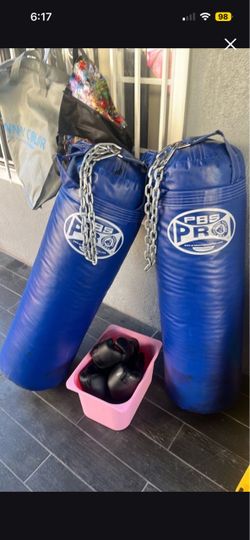 Punching bag and mats