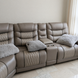 Gray 6-Seater Sofa – Like New Condition - Jersey Village, TX