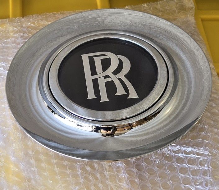 Chrome Rolls Royce Center Floating Caps