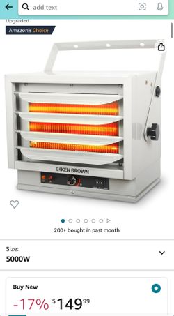 Garage Heater - Electric 