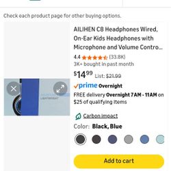 kids wired head phones