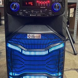 Now Available Portable Kareoke Speaker Bluetooth Rechargeable On Sale New New New