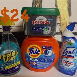 Tide pods/cleaning bundle