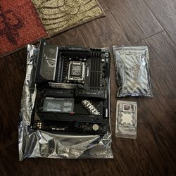 PC Parts Asus ROG Strix X870E-E With AMD Ryzen™ 9 9900X READ DESCRIPTION BRAND NEW PICK UP ONLY NO TRADE 👉FIRM ON PRICE👈ONLY CASH 💵 💲500 FOR BOTH 