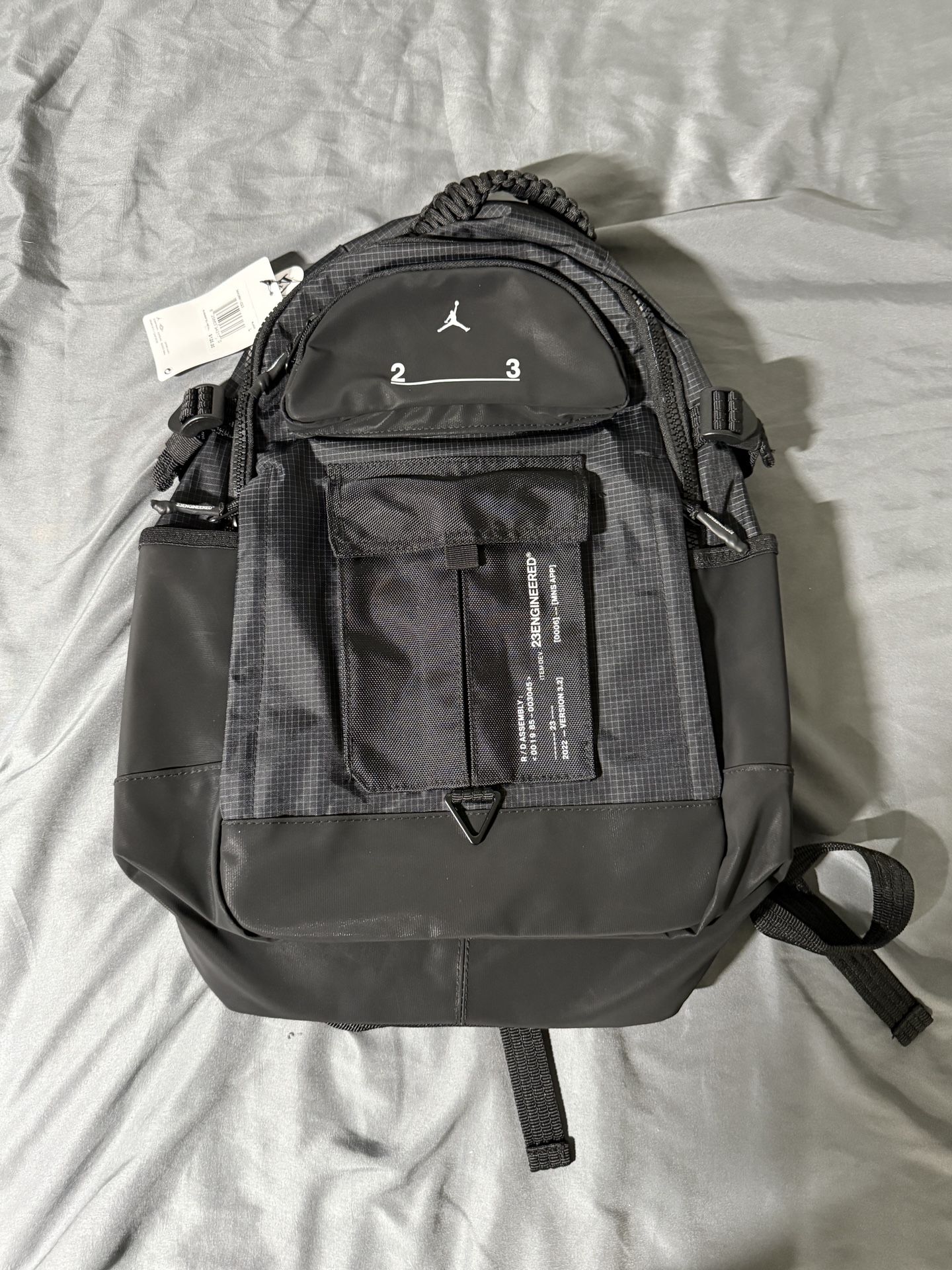 JORDAN black BACKPACK 23ENGINEERD laptop capable