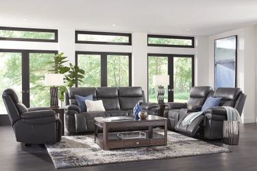 Moving - Leather Power Recline, Heat, Air Massage Sofa, Love Seat, and Recliner