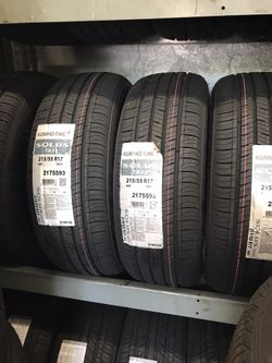 215/55R17 KUMHO ON SPECIAL CALL TODAY FOR PRICES