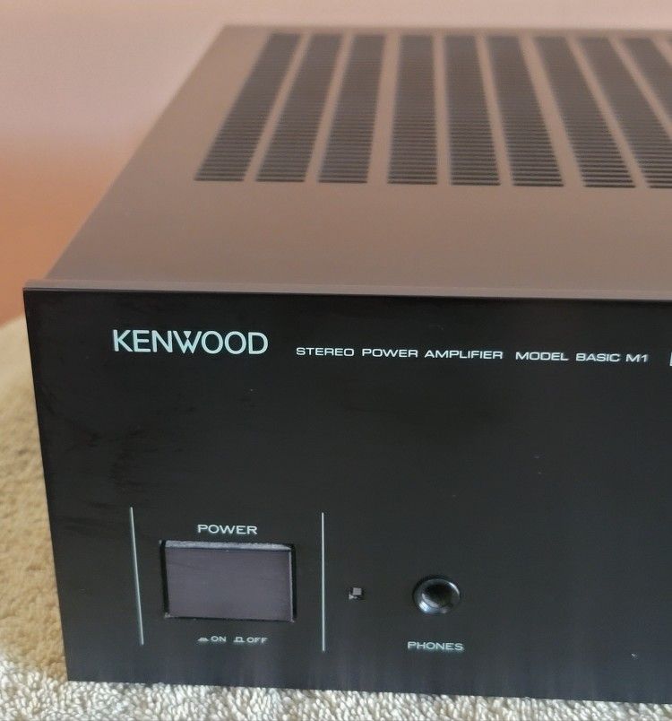 KENWOOD STEREO POWER AMPLIFIER,  MODEL: BASIC M1 (#1)