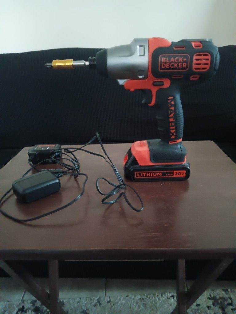 Black Decker Drill Driver Impact Combo