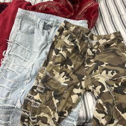 2 Pairs Of Jeans Size 38