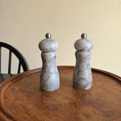 Swissmar Belle Artic Salt and Pepper grinders.