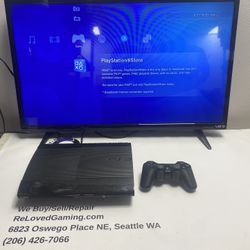PlayStation 3 Super Slim - Tested No Issues - Two Month Warranty - For Sale Or Trade