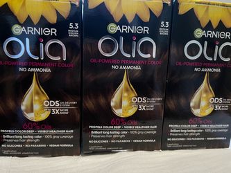 New(unopened box) 3 count Garnier Olia Hair Color