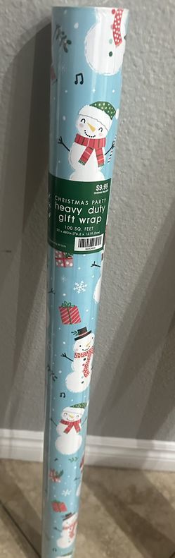 New Roll Of Heavy Duty Christmas Gift Wrap 100 Sq Feet