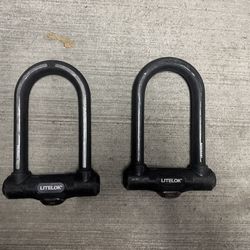 2x Litelok X3 Armoured D-Locks | Barronium Anti-Angle-Grinder