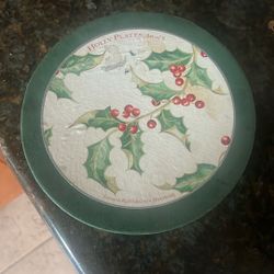 Restoration Hardware   2001 Holly Berry dessert plates