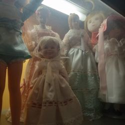 Old Antique Porcelain Dolls 