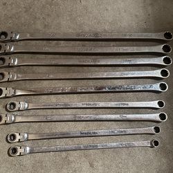 Matco 0° FLEX RATCHETING EXTRA LONG WRENCH SET
