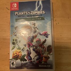 Plants Vs Zombies Nintendo Switch Game Brand New 
