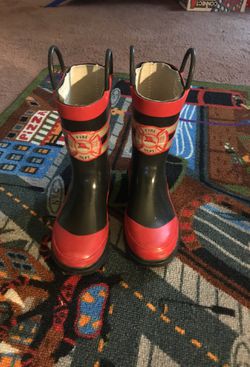 Fire fighter rain boots