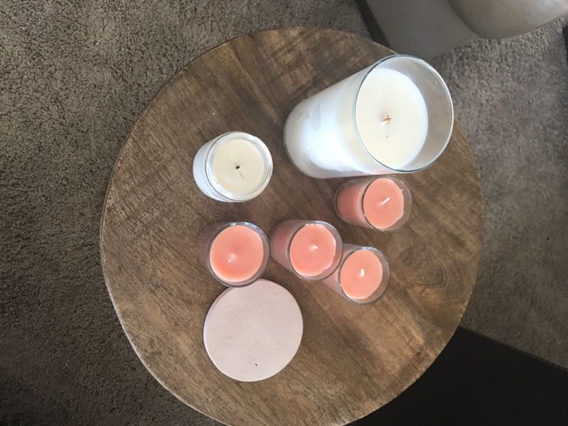 Assorted candles