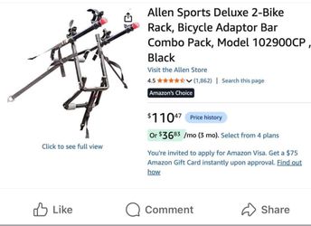 Allen Sports Deluxe 2-Bike