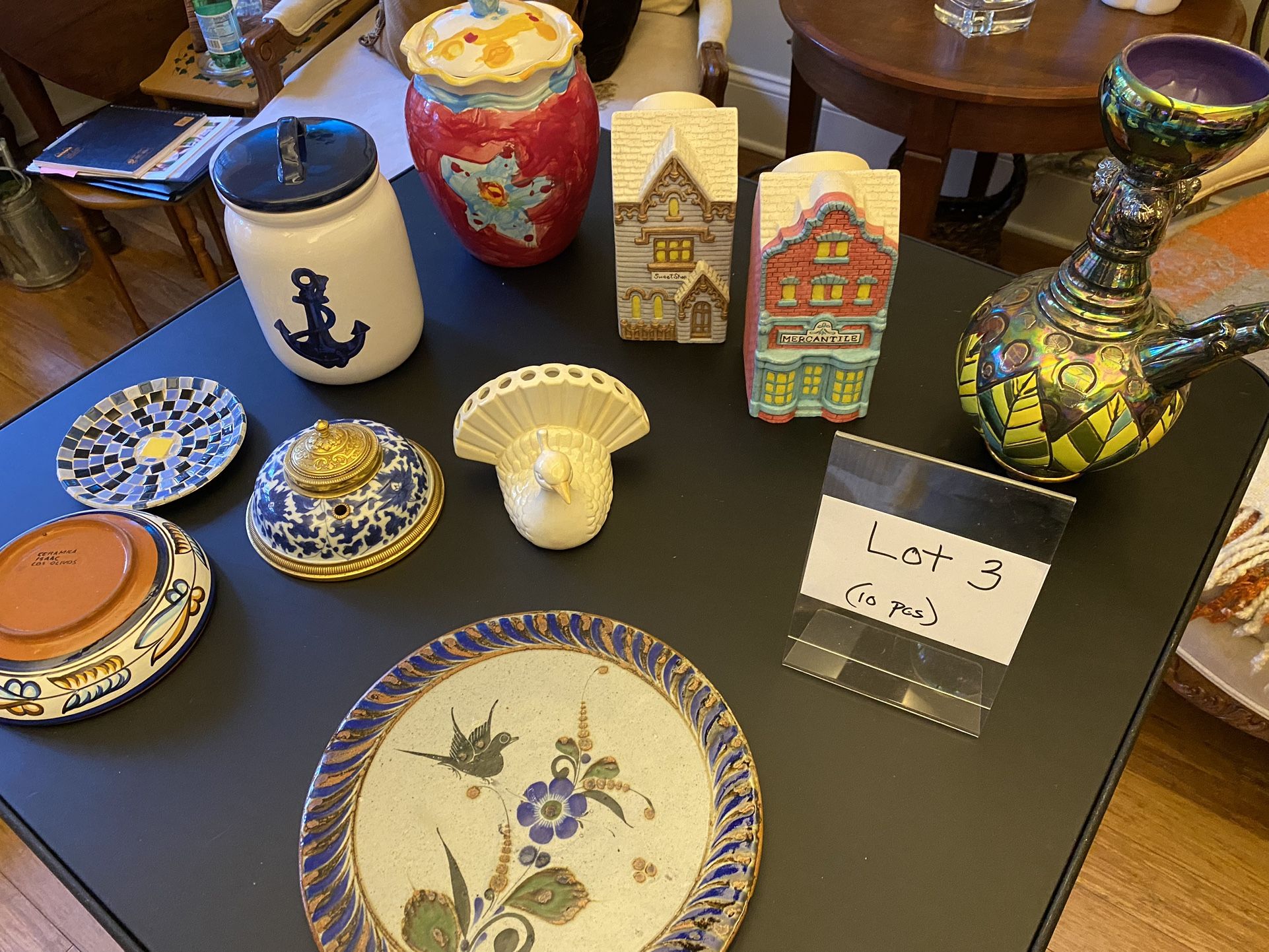 Ceramic Jars Plates Decor