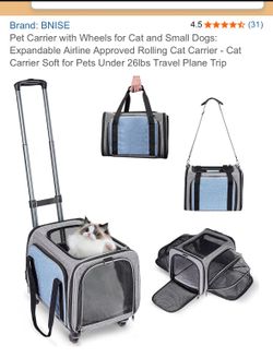 New pet carrier