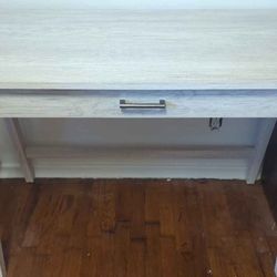Gray farmhouse style desk
