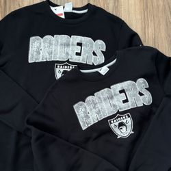 New Men’s Size Large Nike Las Vegas Raiders Crewneck Sweatshirt